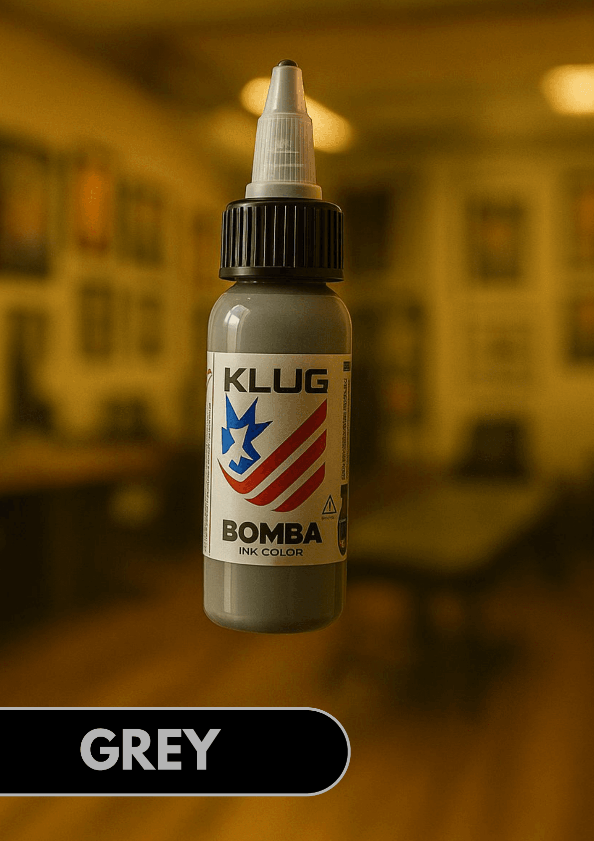 PIGMENTO KLUG BOMBA INK Grey 1 Oz