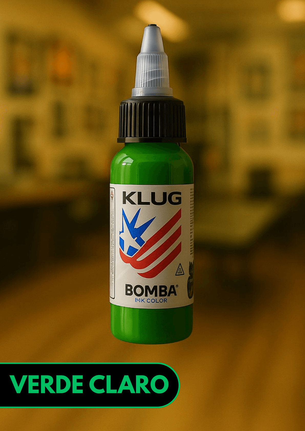 PIGMENTO KLUG BOMBA INK Verde Claro 1 Oz