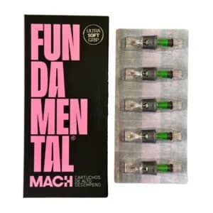 PROMO 2 CARTUCHOS FUNDAMENTAL MACH CAJA X10 UNID. MEDIDAS: 3 A 19