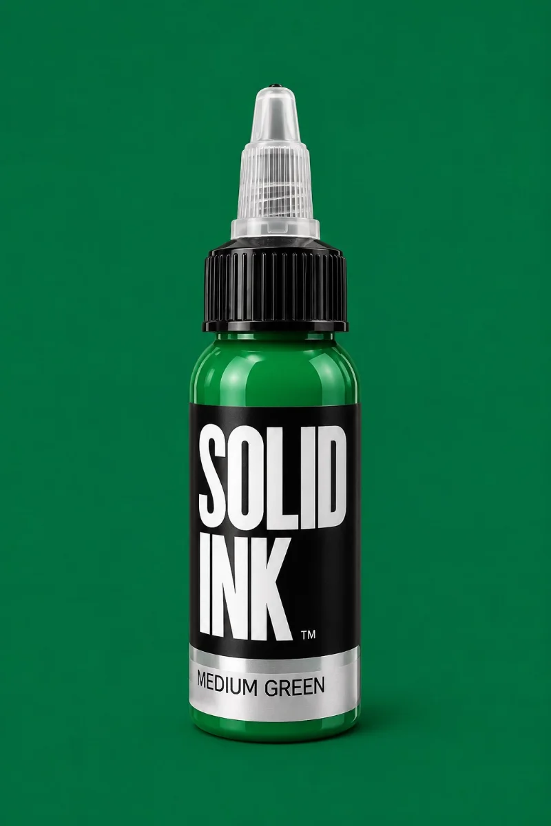 PIGMENTO SOLID INK MEDIUM GREEN 1 OZ